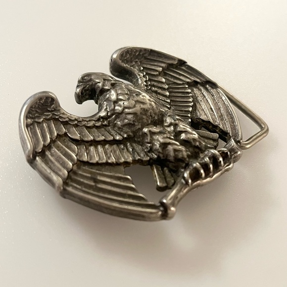 Vintage Avon Unisex American Eagle Belt Buckle - Picture 3 of 14